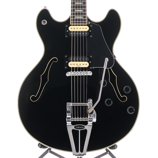 Schecter Corsair Gloss Black, Ebony Fretboard, Plays Great (Y5) (39004)