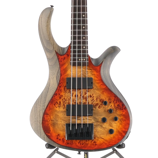Schecter Riot-4 Bass - Inferno Burst, Poplar Burl Top, Great Tone (SR) (59024)