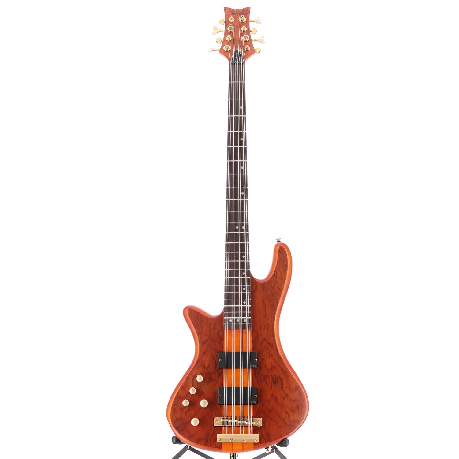 Schecter Stiletto Studio 8-string Bass LH - Honey Satin (SR) (29014)