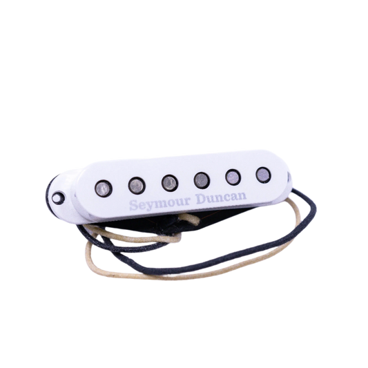 Seymour Duncan APS-2 Alnico II Pro Flat Strat Reverse Wind Reverse Polarity Middle Single-Coil - White