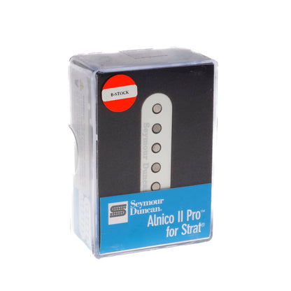 Seymour Duncan Alnico II Pro Flat Strat Single-Coil Pickup - White [15D]