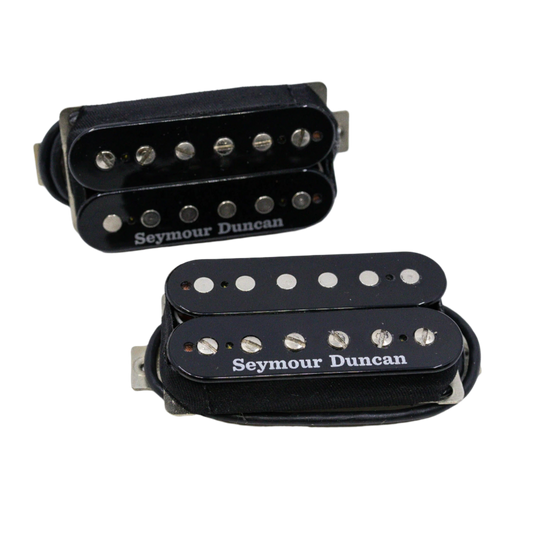 Seymour Duncan Hot Rodded Humbucker Set - Black Bobbins [11A]