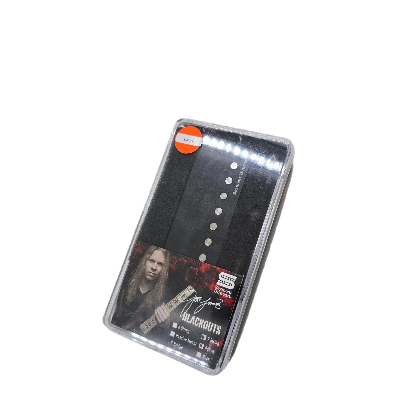 Seymour Duncan Jeff Loomis Blackout 7-String Active-Mount Bridge Humbucker - Black [12J]