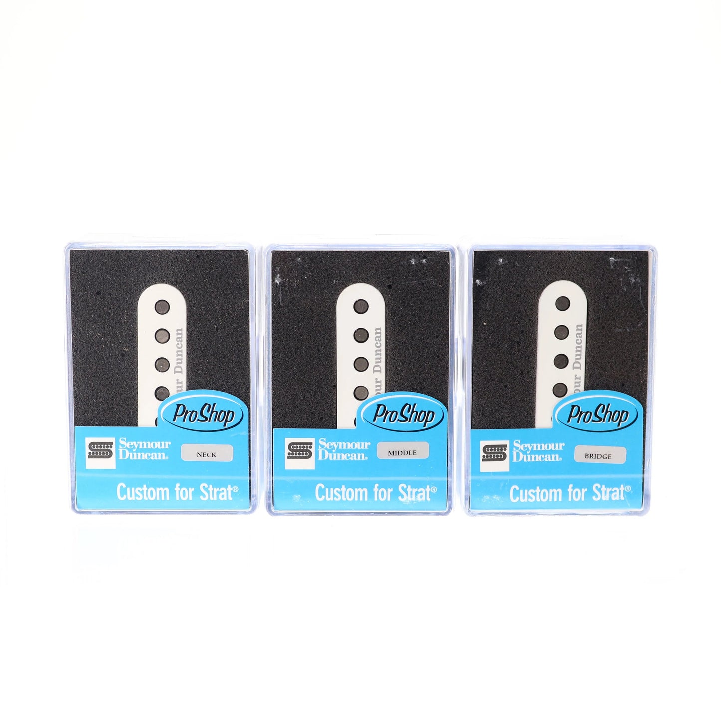 Seymour Duncan SSL-6 Custom Flat Strat Calibrated Single-Coil Set - White