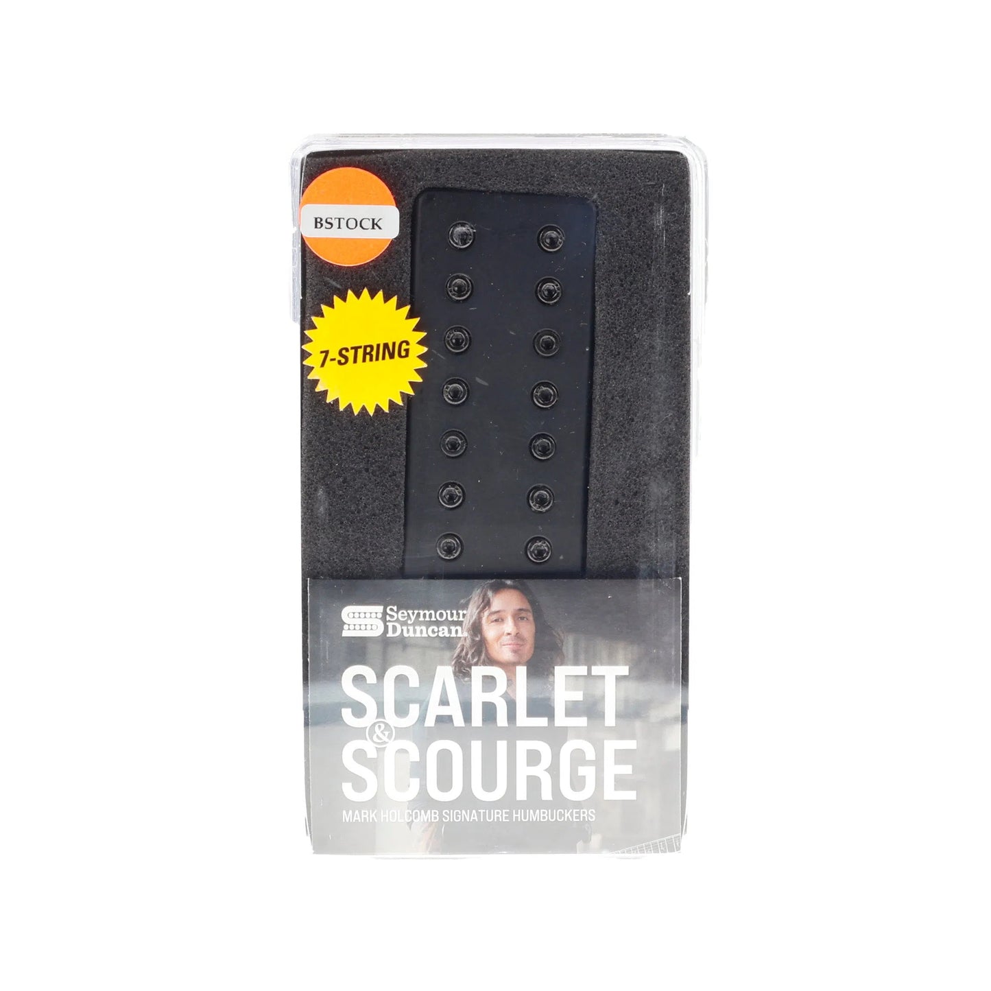 Seymour Duncan Scarlet Mark Holcomb Signature 7-String Neck Humbucker - Black Cover [12K]