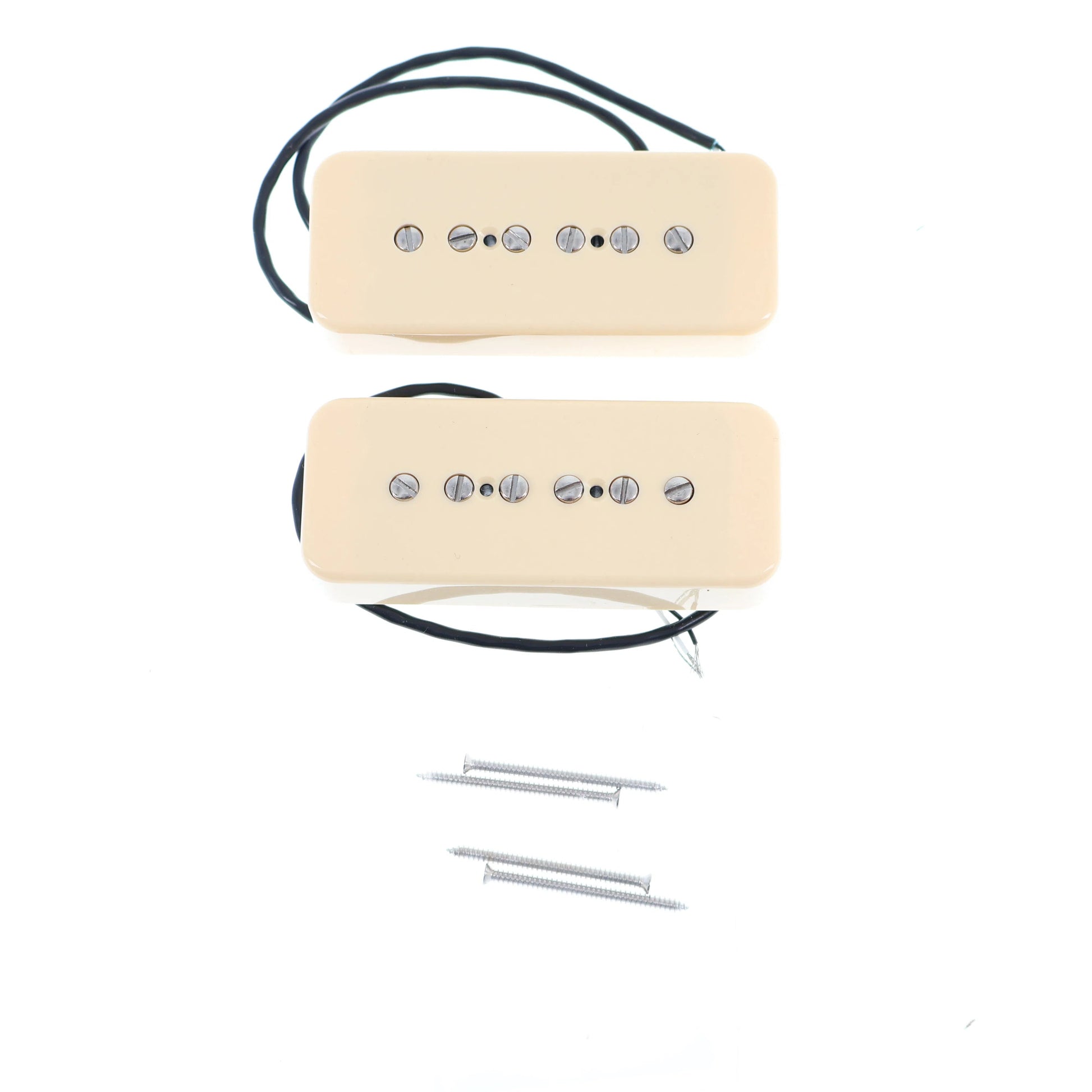 Seymour Duncan Vintage P90 Silencer Soapbar Pickup Set - Cream w/ No Logo