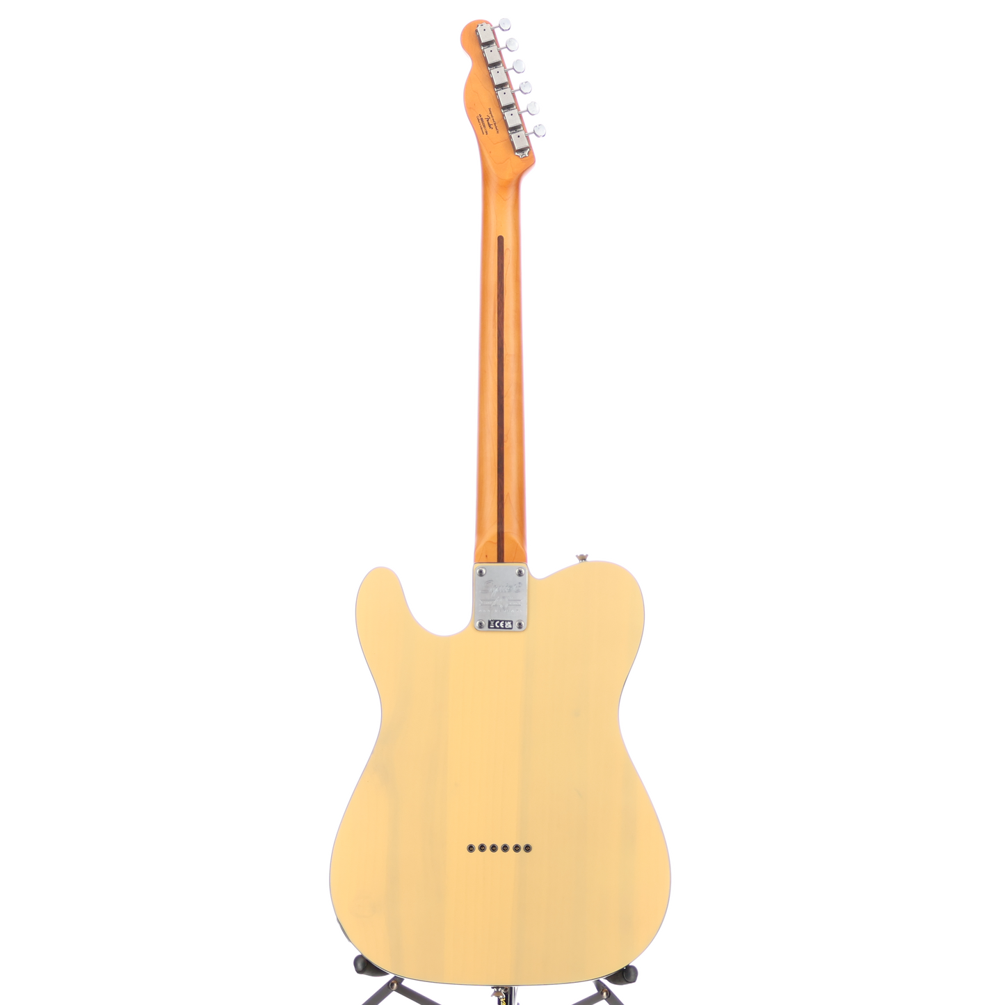 Squier 40th Anniversary Telecaster, Vintage Edition, Maple Fingerboard, Black Anodized Pickguard, Satin Vintage Blonde (SR) (11194)