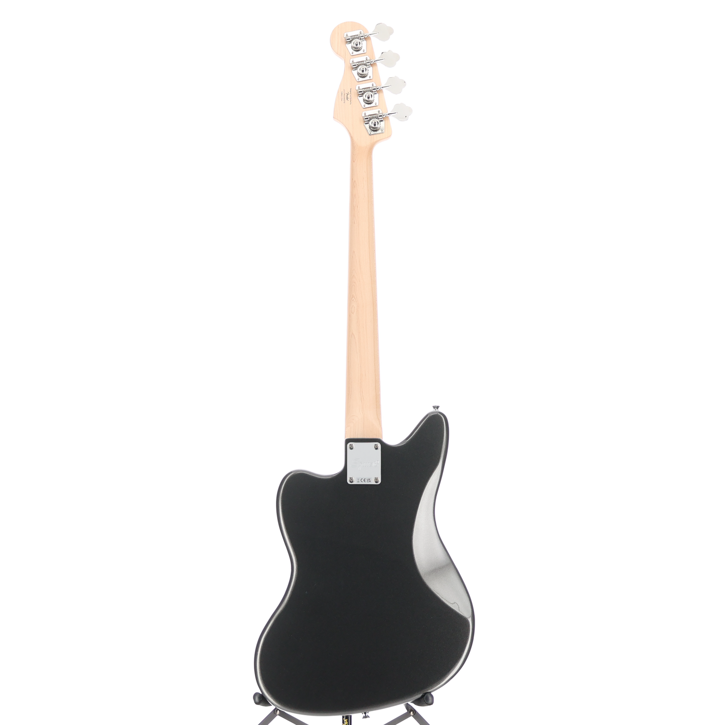 Squier Affinity Series Jaguar Bass H, Laurel Fingerboard, Black Pickguard, Charcoal Frost Metallic (RP) (01569)