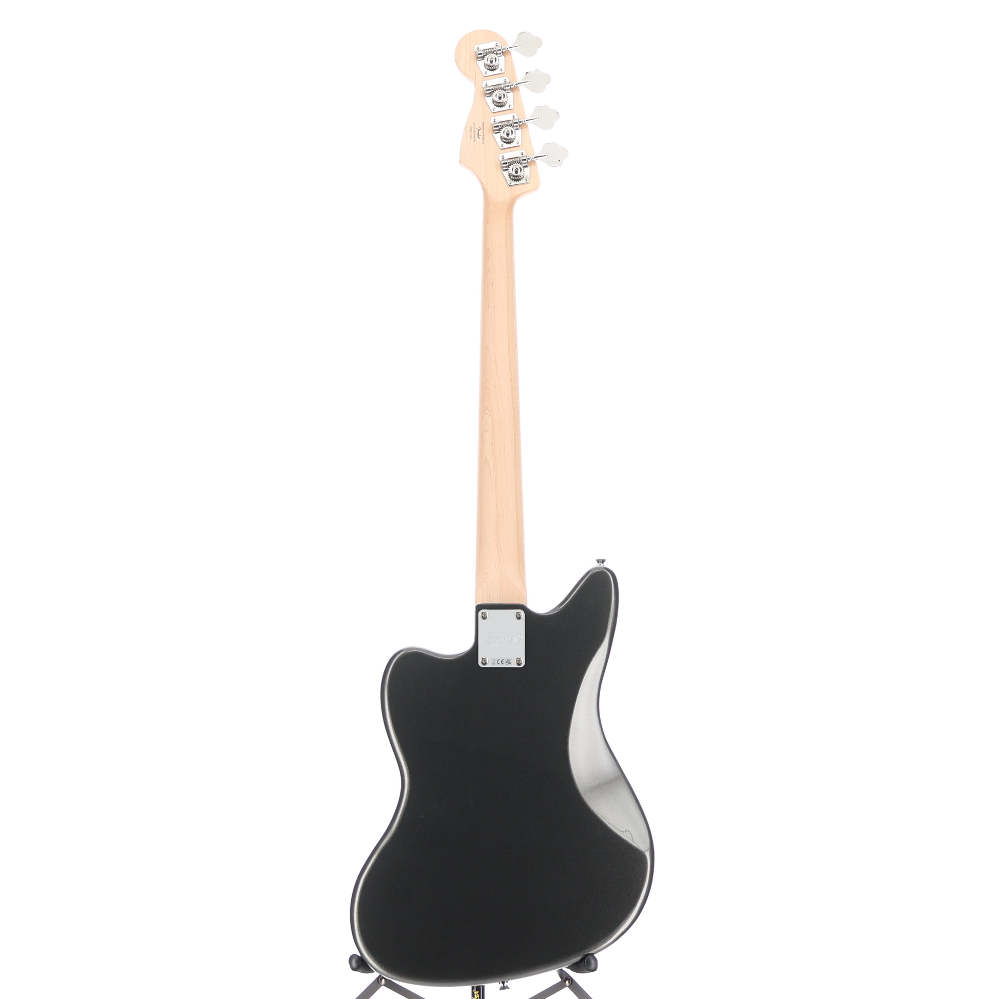 Squier Affinity Series Jaguar Bass H, Laurel Fingerboard, Black Pickguard, Charcoal Frost Metallic (RP) (01569)