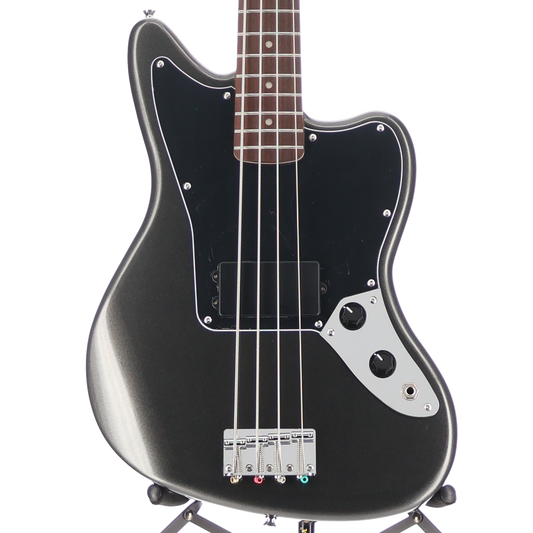 Squier Affinity Series Jaguar Bass H, Laurel Fingerboard, Black Pickguard, Charcoal Frost Metallic (RP) (01569)