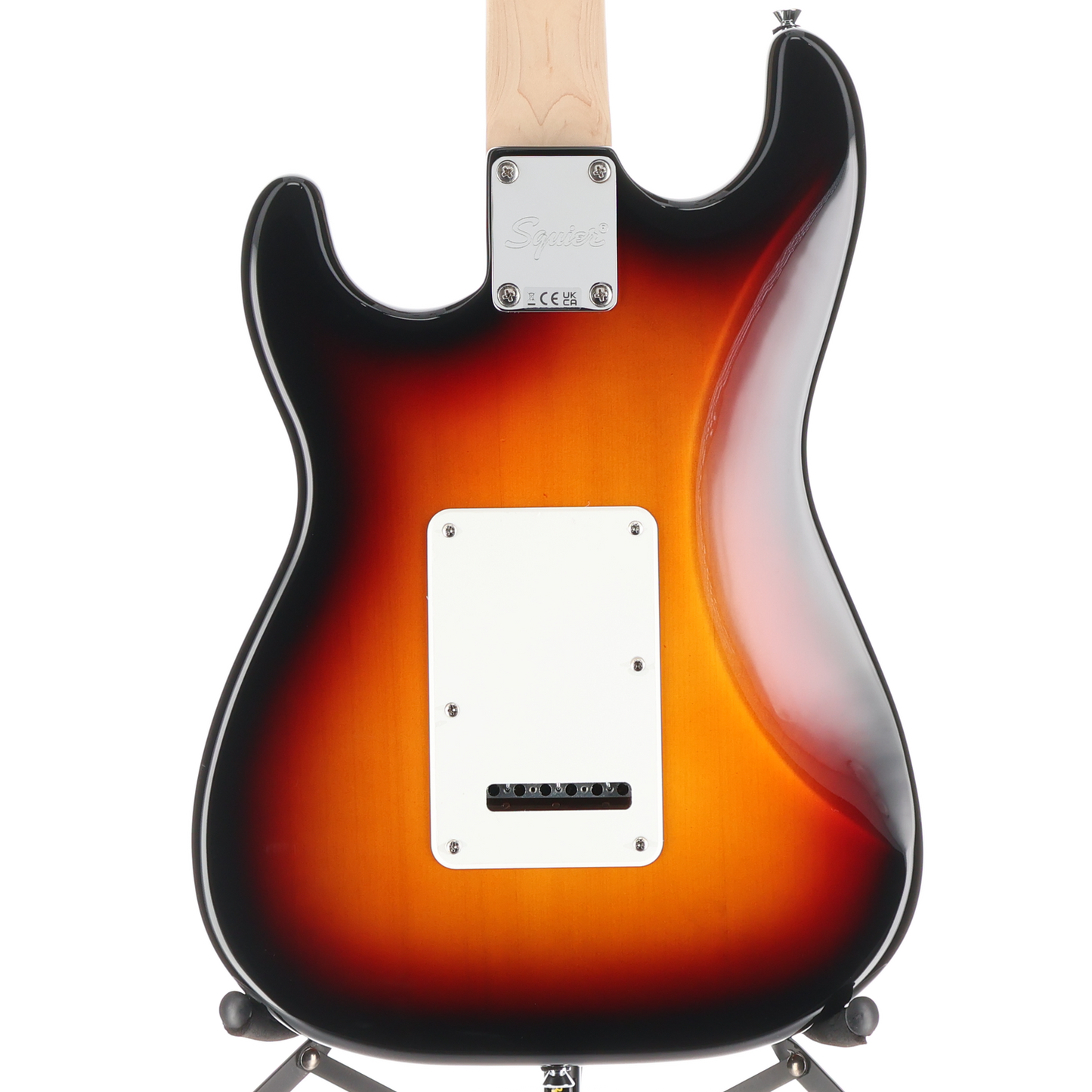 Squier Affinity Series Stratocaster Junior HSS, Laurel Fingerboard, White Pickguard, 3-Color Sunburst (RP) (80500)