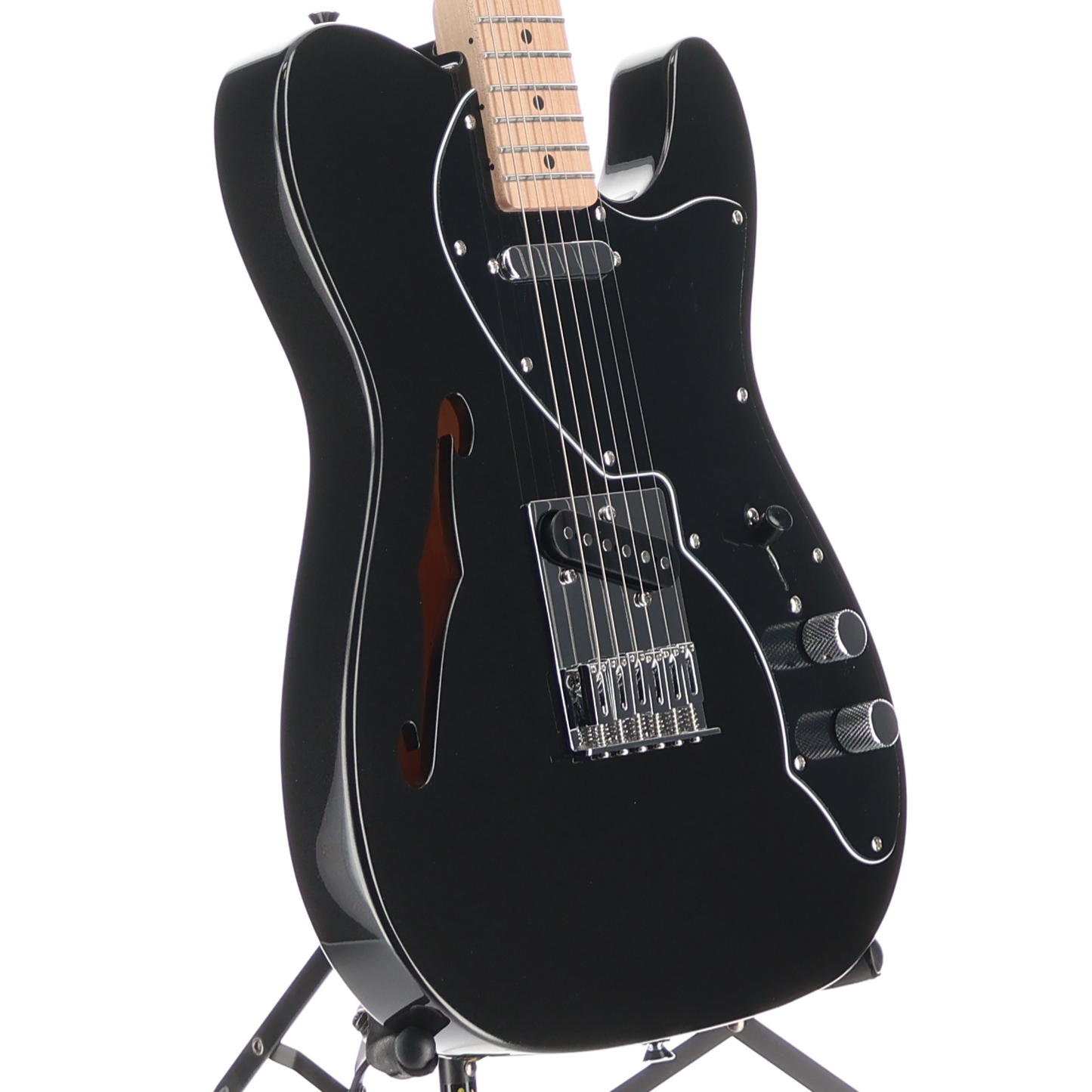 Squier Affinity Series® Telecaster® Thinline, Metallic Black (RP) (73565)
