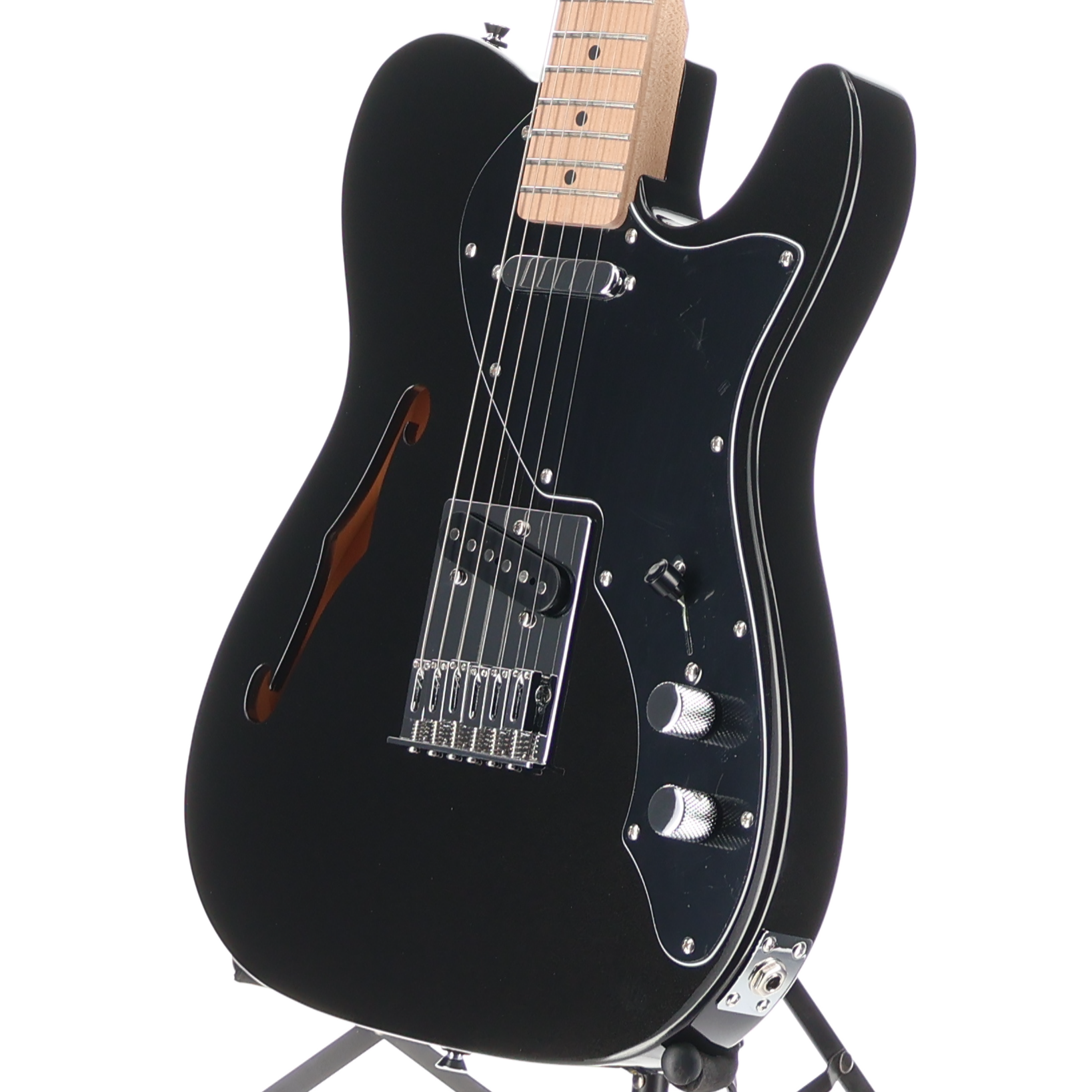 Squier Affinity Series® Telecaster® Thinline, Metallic Black (RP) (73565)