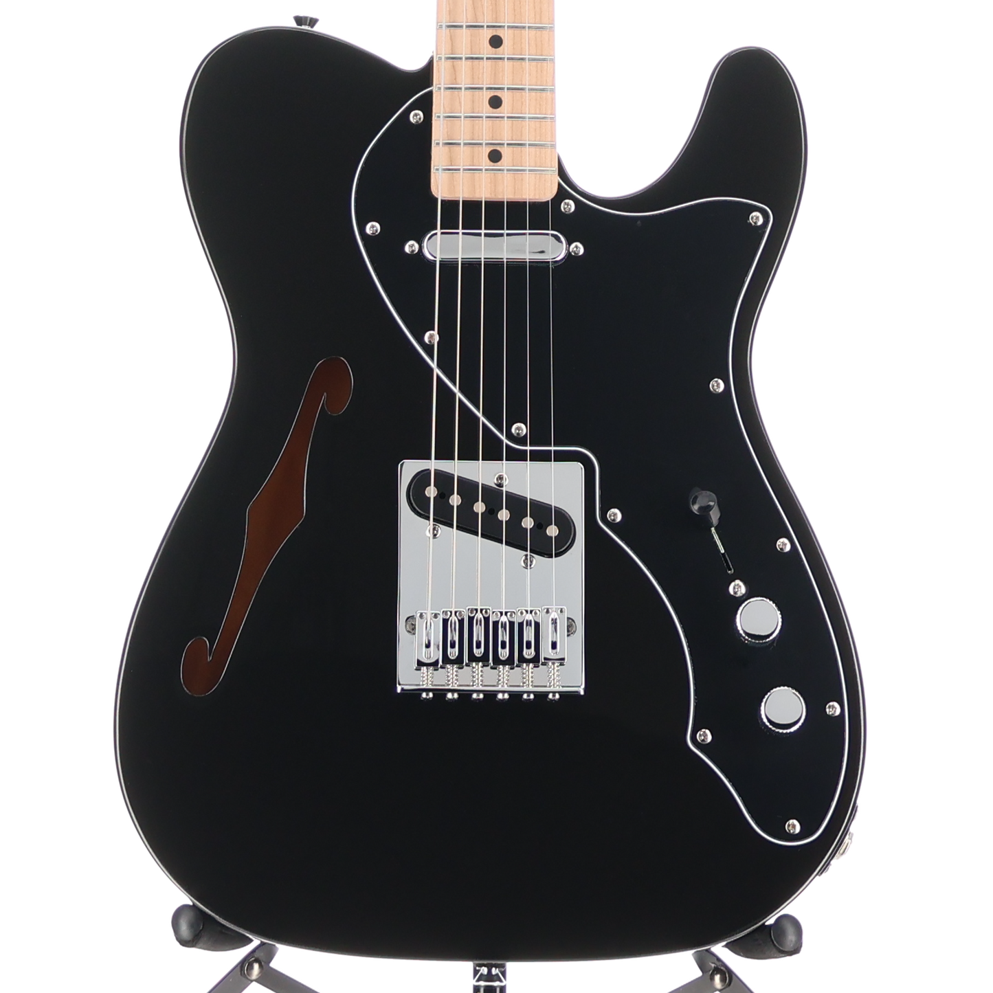 Squier Affinity Series® Telecaster® Thinline, Metallic Black (RP) (73565)