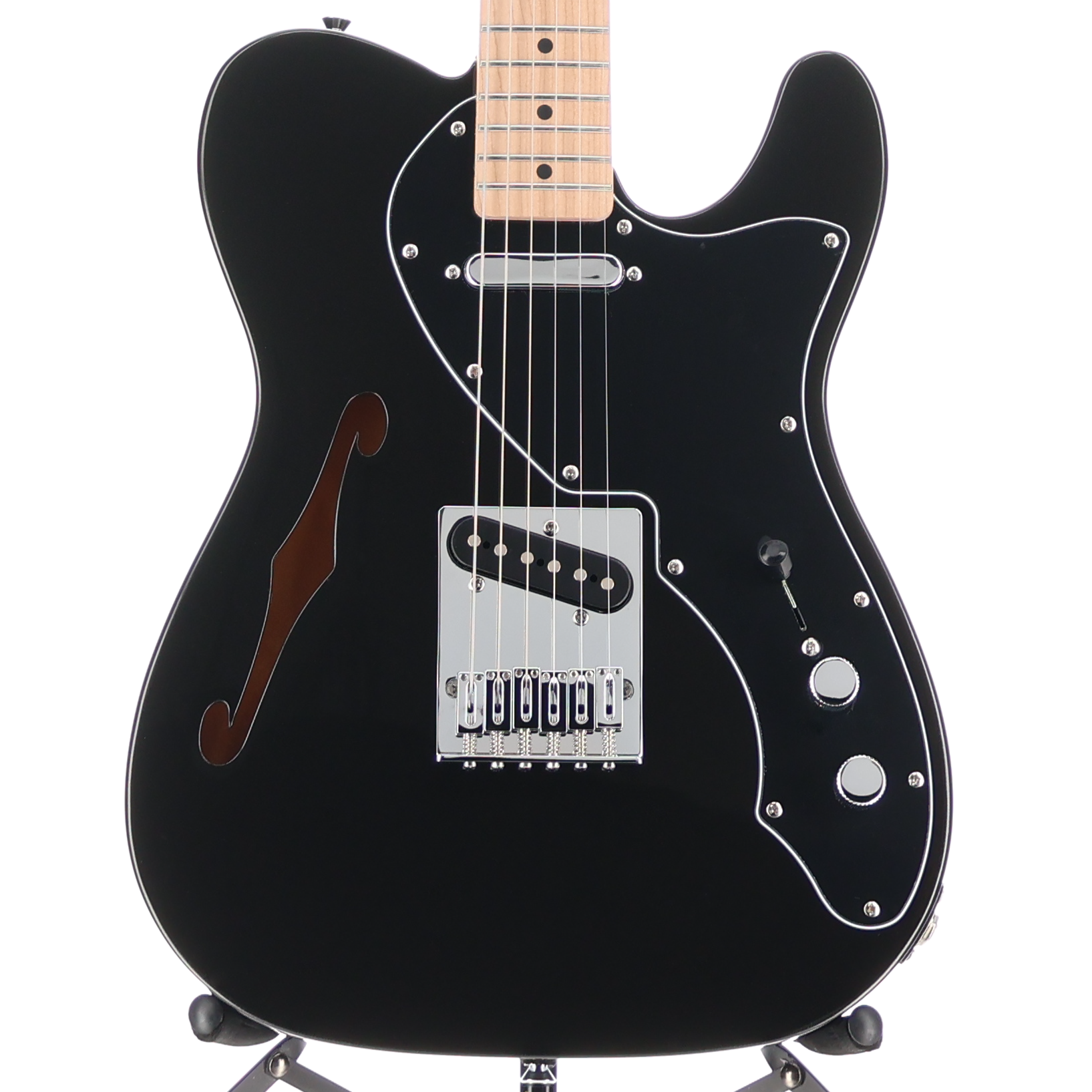 Squier Affinity Series® Telecaster® Thinline, Metallic Black (RP) (73565)