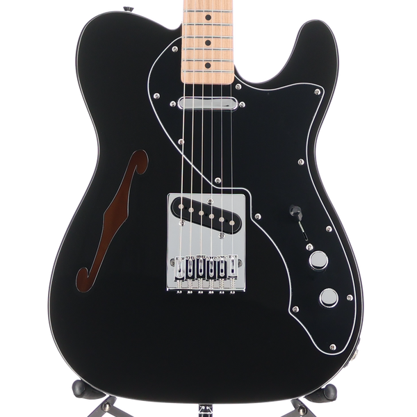 ギター Squier Affinity Telecaster Thinline Squier Affinity Series® Telecaster® Thinline, Metallic Black