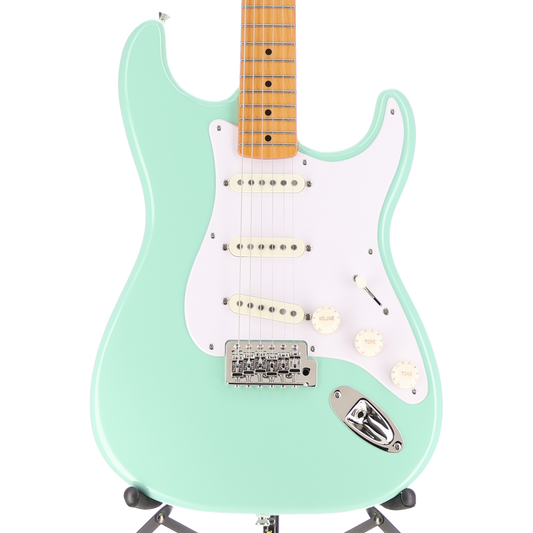 Squier Classic Vibe '50s Stratocaster, Maple Fingerboard, White Pickguard, Surf Green (A10) (02049)