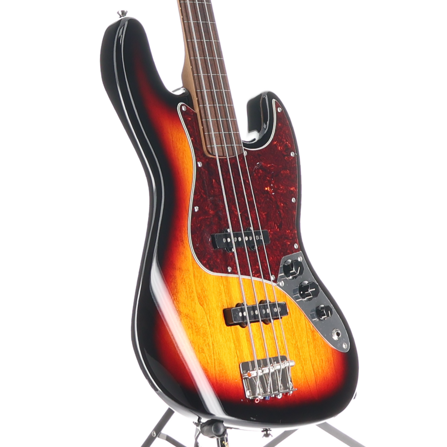 Squier Classic Vibe '60s Jazz Bass Fretless, Laurel Fingerboard, 3-Color Sunburst (E10) (34603)