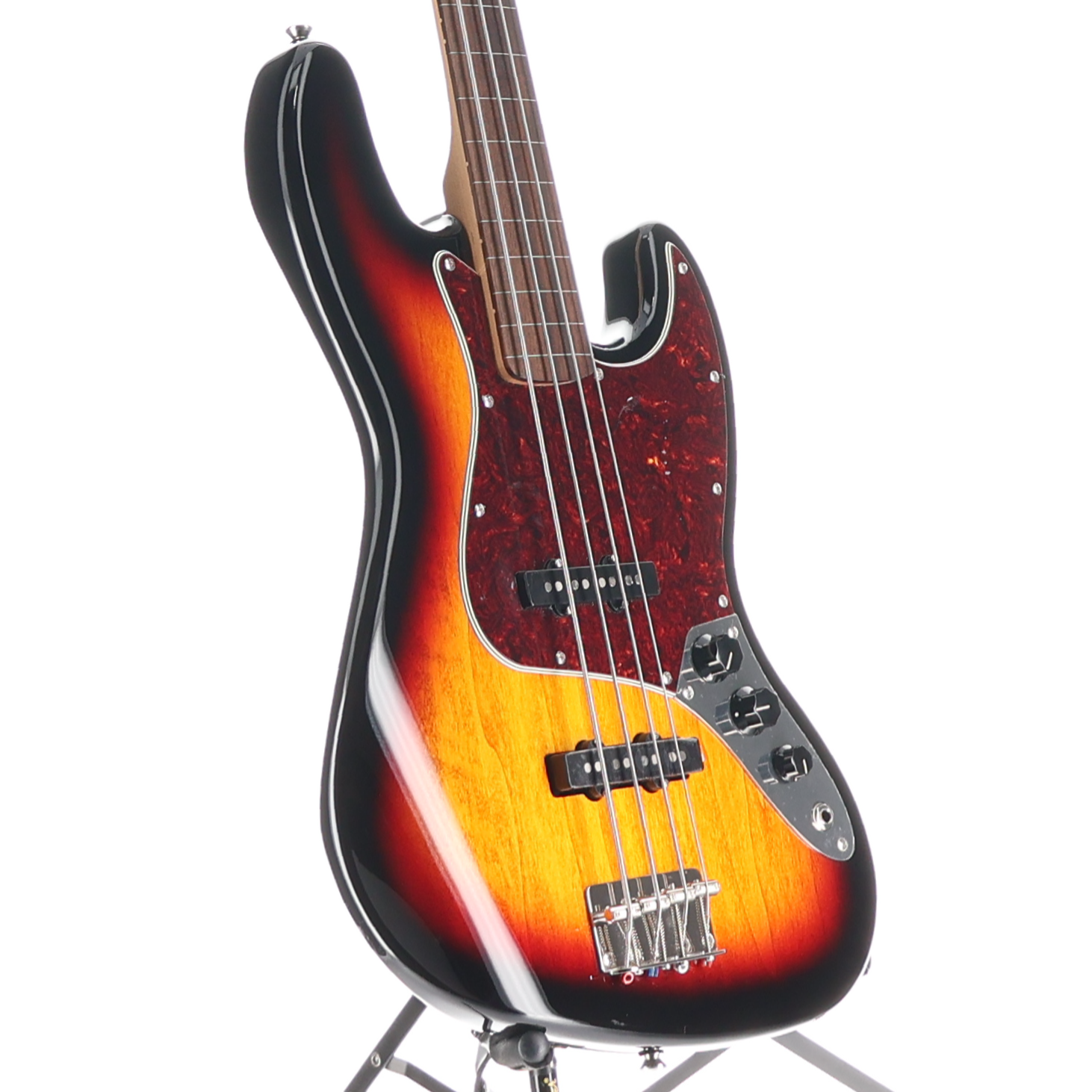 Squier Classic Vibe '60s Jazz Bass Fretless, Laurel Fingerboard, 3-Color Sunburst (E10) (34603)