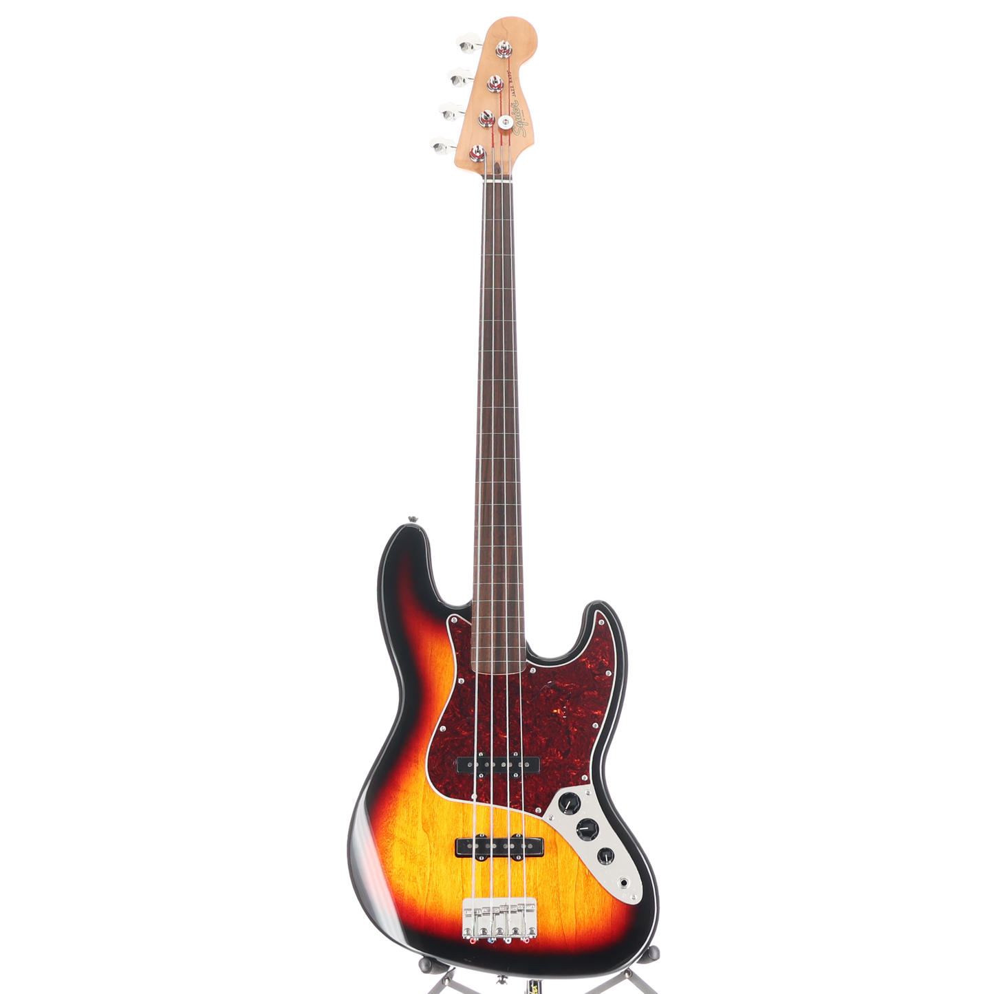 Squier Classic Vibe '60s Jazz Bass Fretless, Laurel Fingerboard, 3-Color Sunburst (E10) (34603)