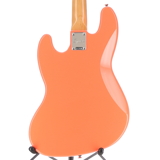 Squier Classic Vibe '60s Jazz Bass, Laurel Fingerboard, Tortoiseshell Pickguard, Tahitian Coral (SR) (14250)