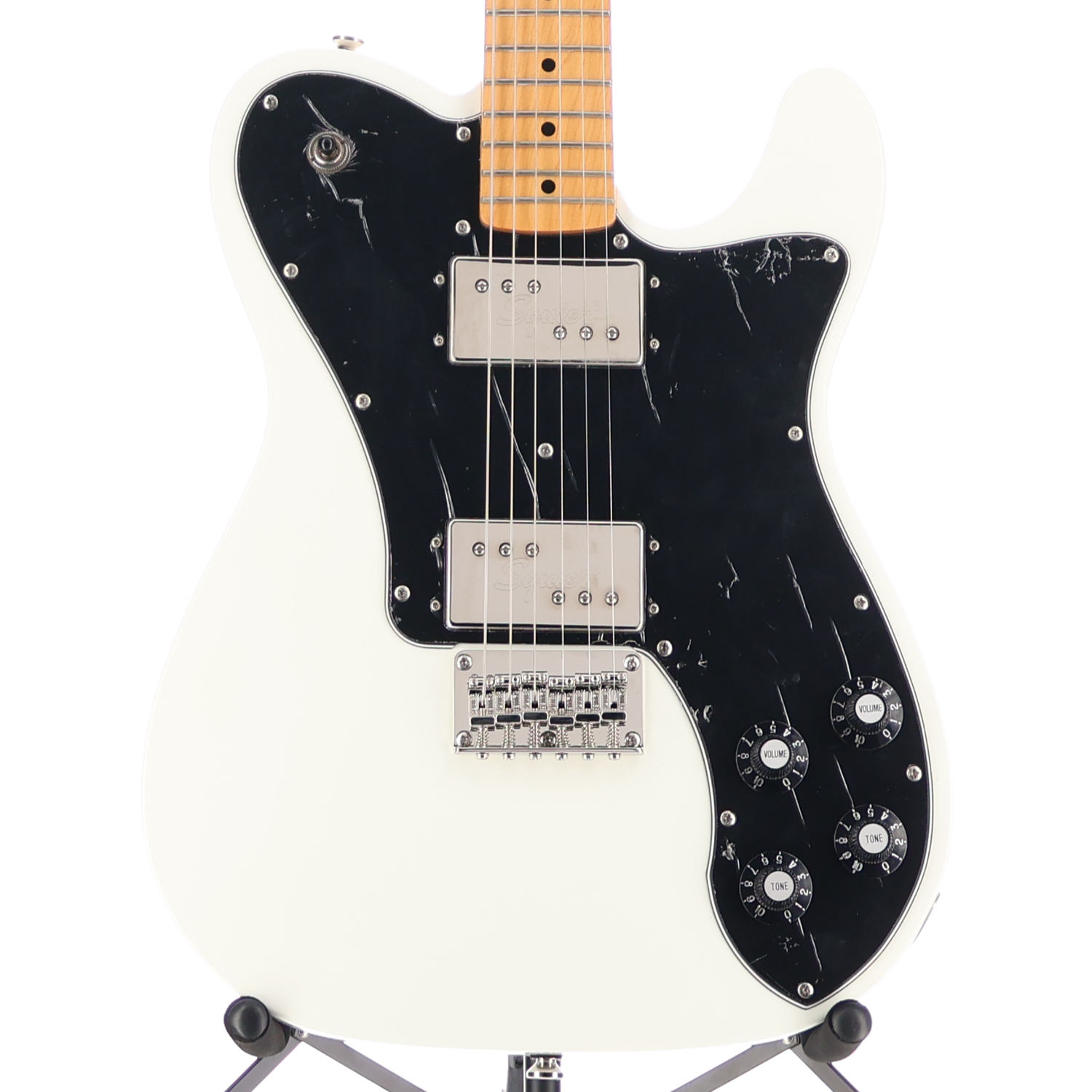 Squier Classic Vibe '70s Telecaster Deluxe, Maple Fingerboard, Olympic White (I4) (25285)