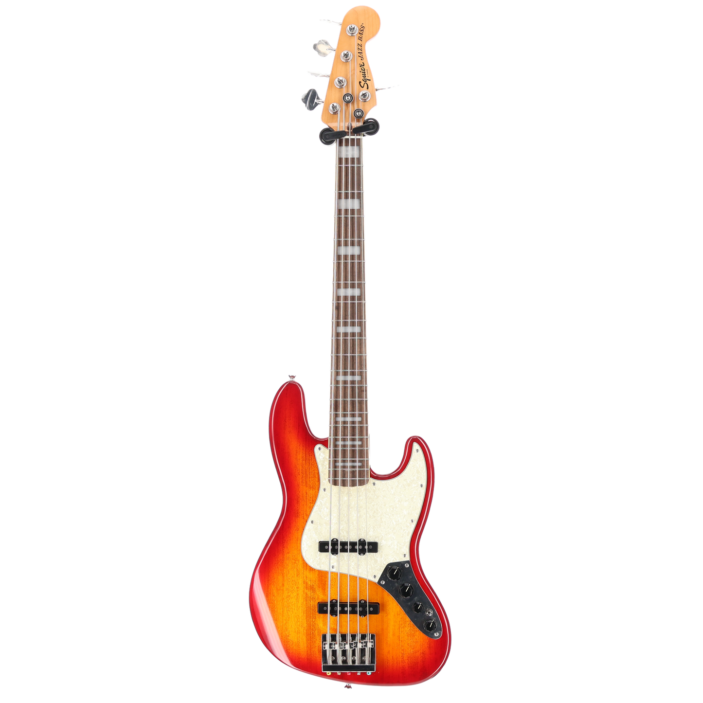 Squier Classic Vibe Active '70s Jazz Bass V, Laurel Fingerboard, White Pearloid Pickguard, Sienna Sunburst (O8) (34209)