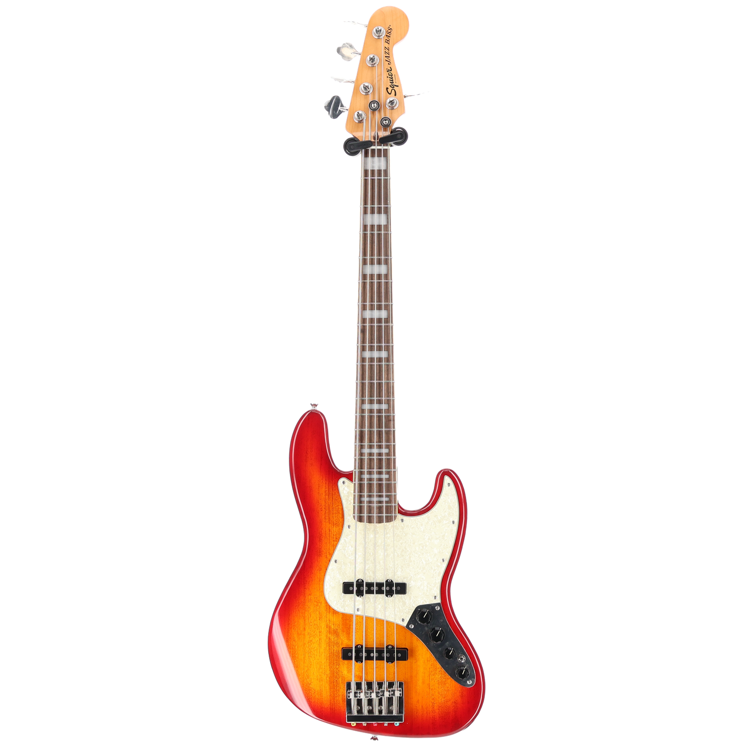 Squier Classic Vibe Active '70s Jazz Bass V, Laurel Fingerboard, White Pearloid Pickguard, Sienna Sunburst (O8) (34209)