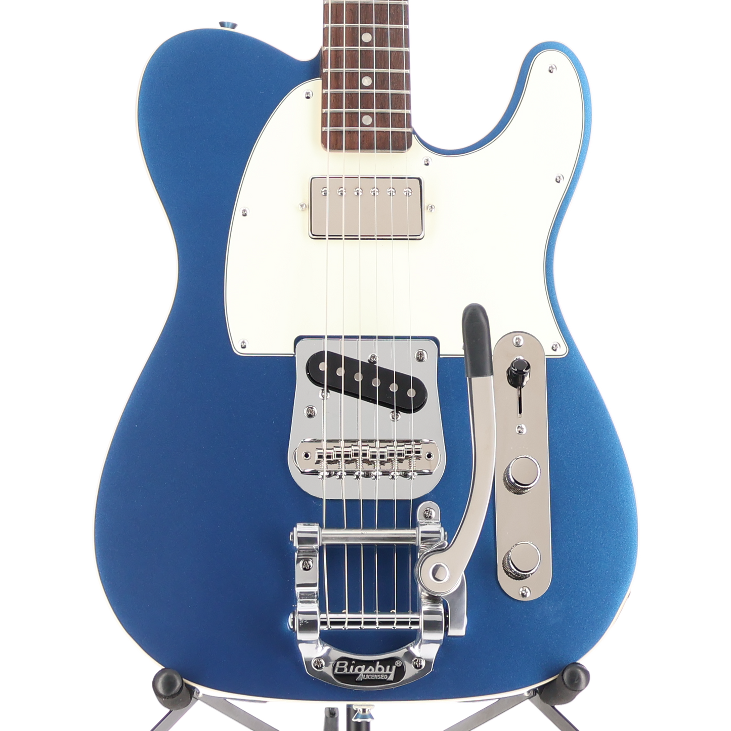 Squier Classic Vibe Custom Telecaster SH with Bigsby, Lake Placid Blue, Plays Great (SR) (06469)