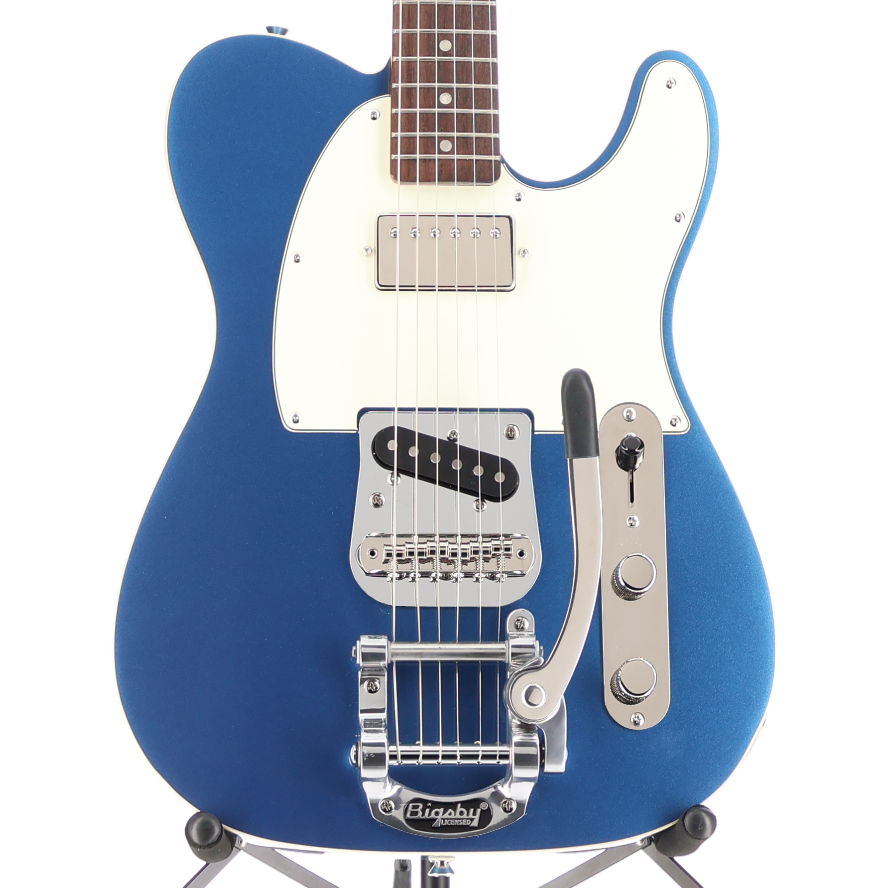 Squier Classic Vibe Custom Telecaster SH with Bigsby, Lake Placid Blue, Plays Great (SR) (06469)