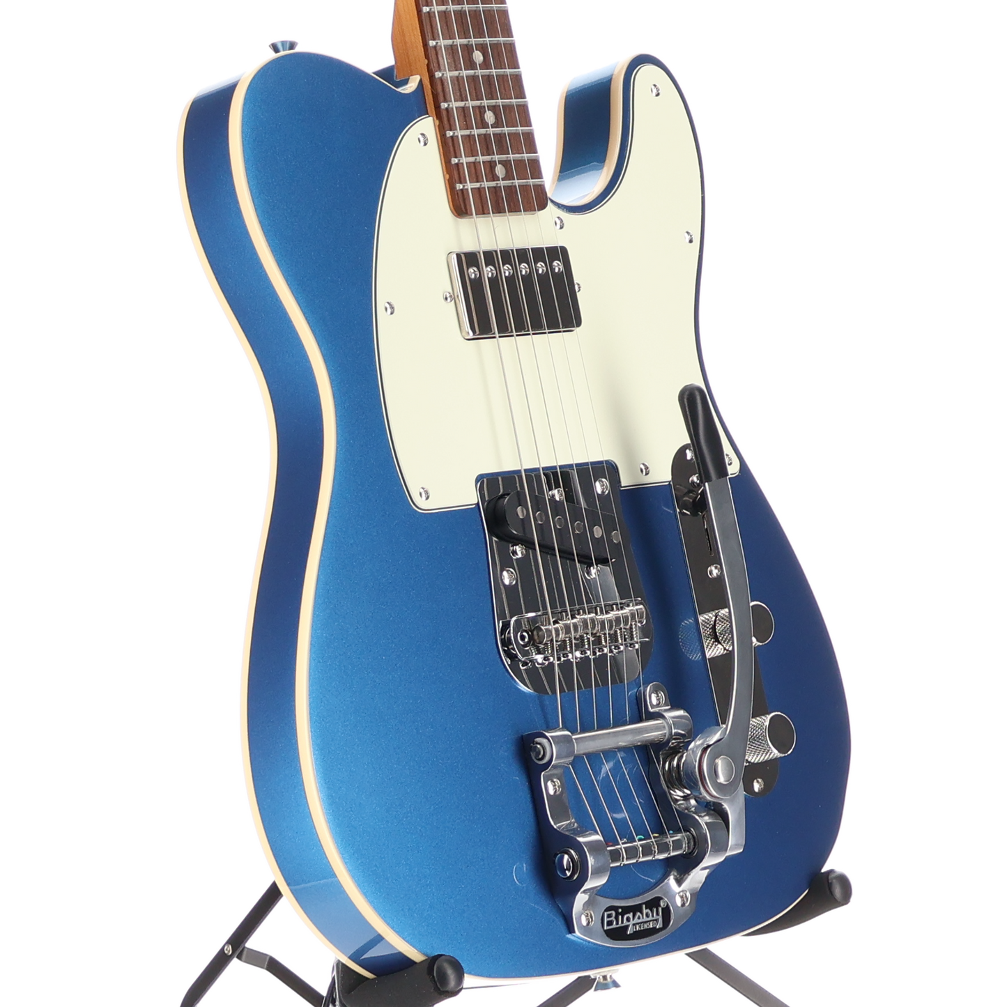 Squier Classic Vibe Custom Telecaster SH with Bigsby, Lake Placid Blue, Pro Setup (S13) (05837)