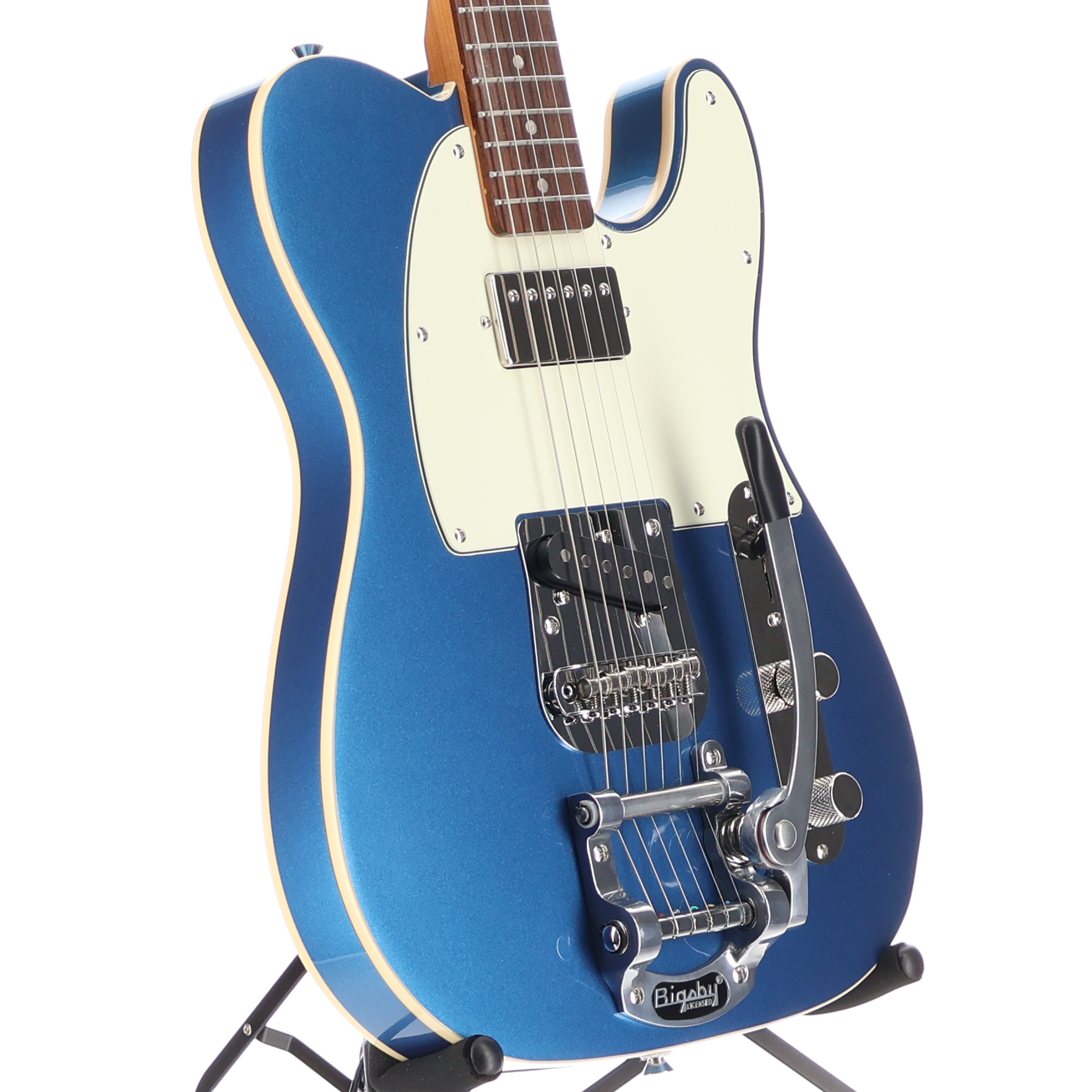 Squier Classic Vibe Custom Telecaster SH with Bigsby, Lake Placid Blue, Pro Setup (S13) (05837)