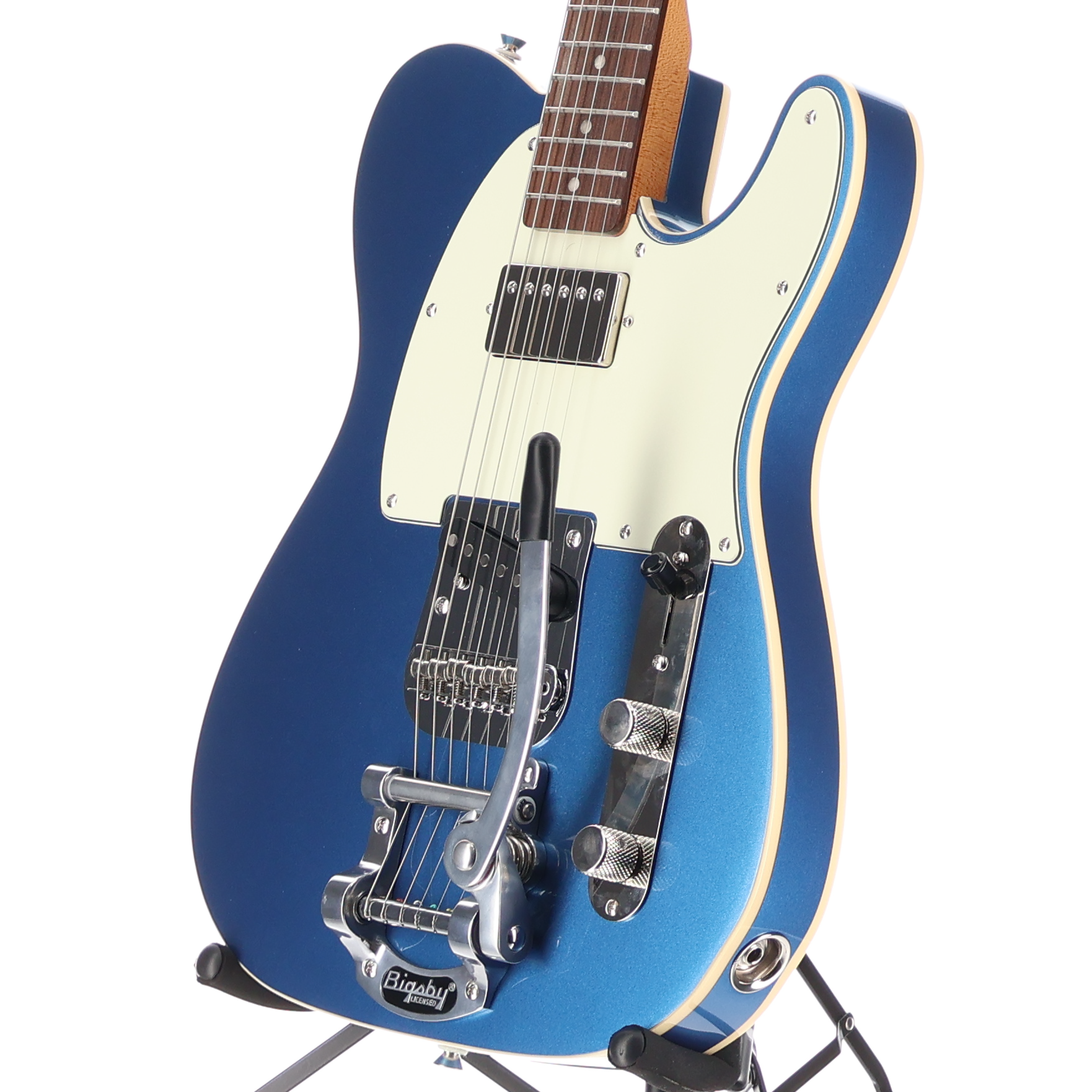 Squier Classic Vibe Custom Telecaster SH with Bigsby, Lake Placid Blue, Pro Setup (S13) (05837)