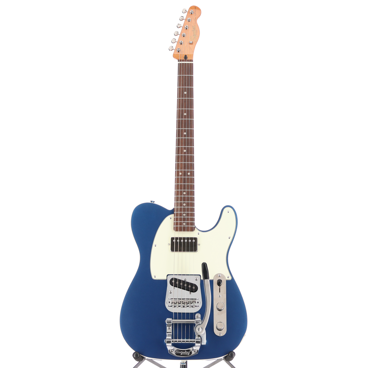 Squier Classic Vibe Custom Telecaster SH with Bigsby, Lake Placid Blue, Pro Setup (S13) (05837)