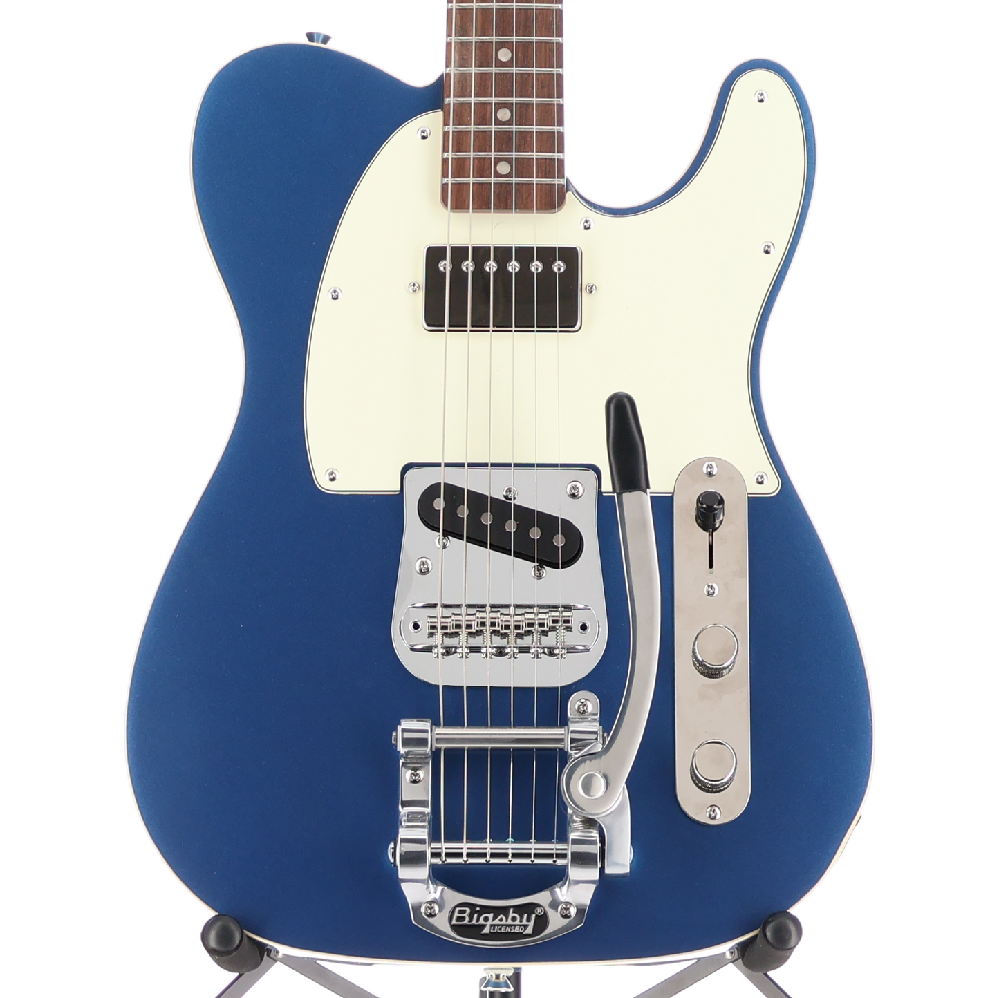 Squier Classic Vibe Custom Telecaster SH with Bigsby, Lake Placid Blue, Pro Setup (S13) (05837)