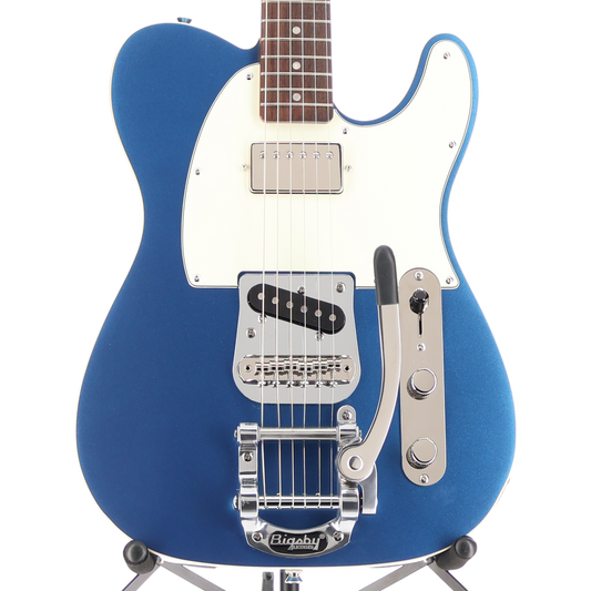 Squier Classic Vibe Custom Telecaster SH with Bigsby, Parchment Pickguard, Lake Placid Blue (SR) (06469)