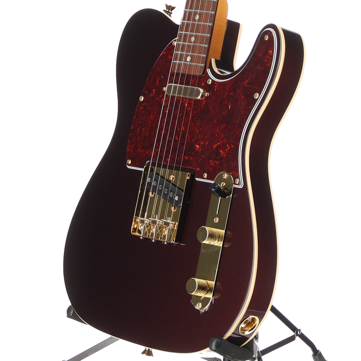 Squier FSR Classic Vibe '60s Custom Telecaster, Laurel Fingerboard, Tortoiseshell Pickguard, Gold Hardware, Oxblood (BB1) (00944)