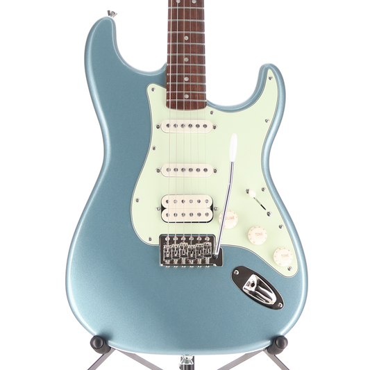 Squier FSR Classic Vibe 60s Stratocaster HSS, Laurel Fingerboard, Mint Pickguard, Ice Blue Metallic, Matching Headstock (SR) (02398)