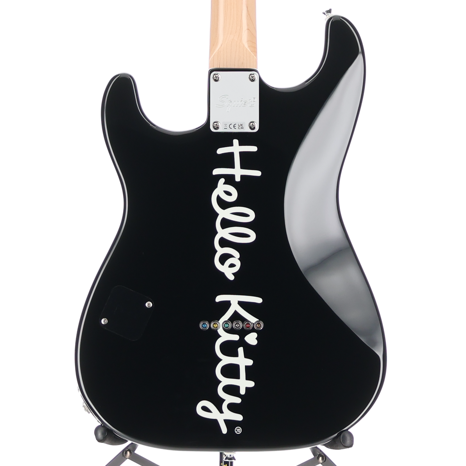 Squier Fender x Hello Kitty Black Stratocaster (O1) (09773)