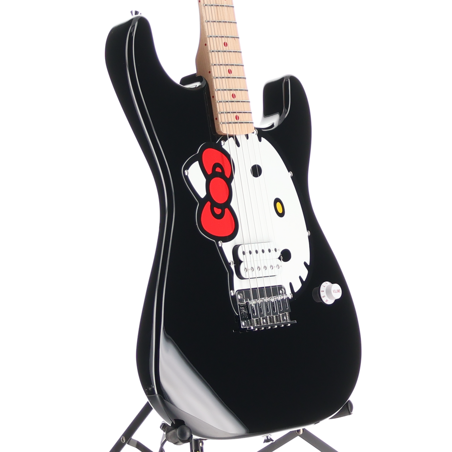 Squier Fender x Hello Kitty Black Stratocaster (O1) (09773)