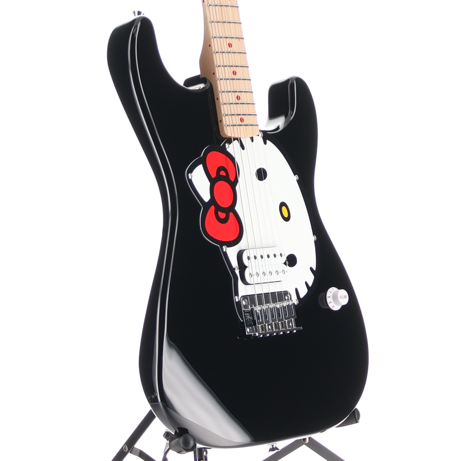 Squier Fender x Hello Kitty Black Stratocaster (O1) (09773)