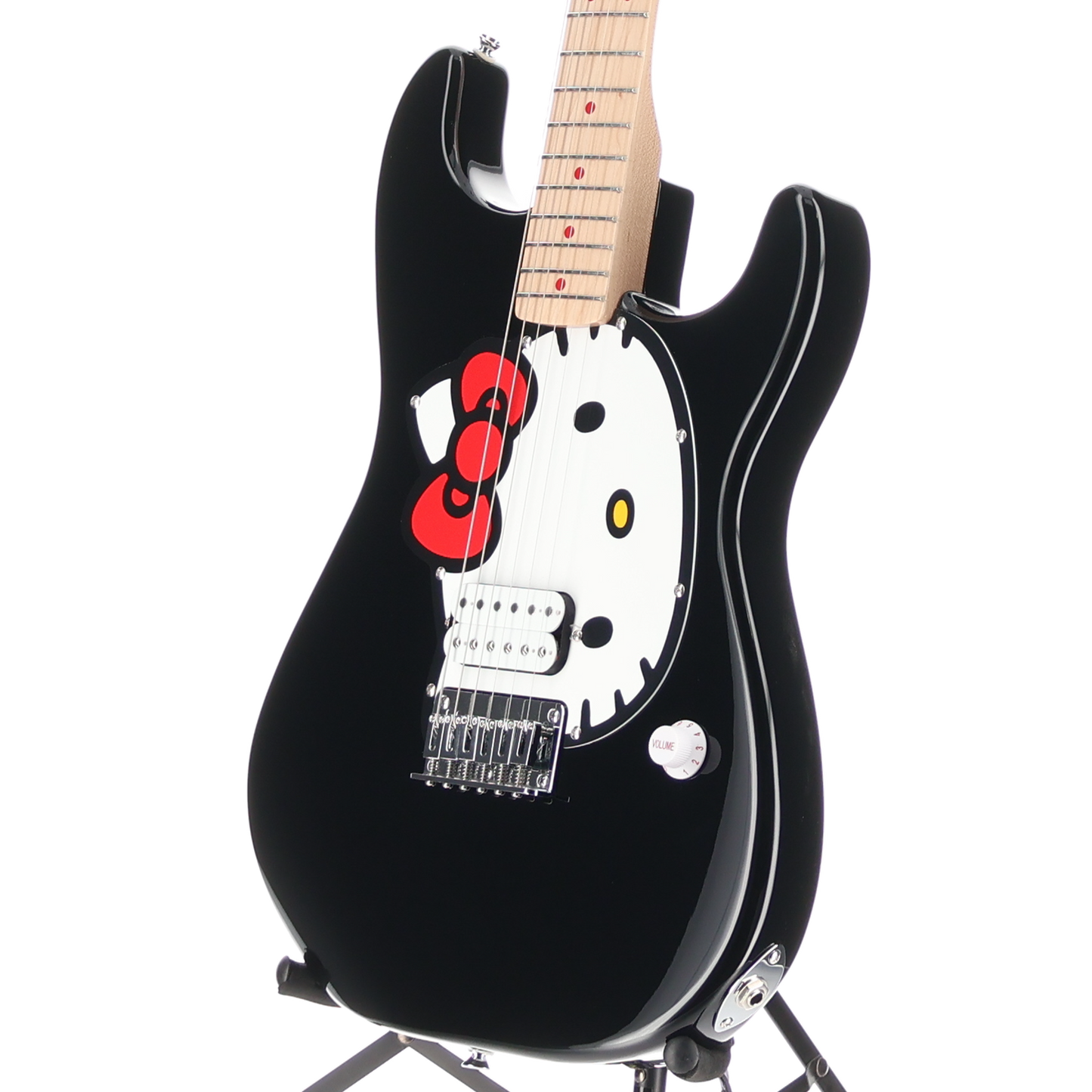 Squier Fender x Hello Kitty Black Stratocaster (O1) (09773)