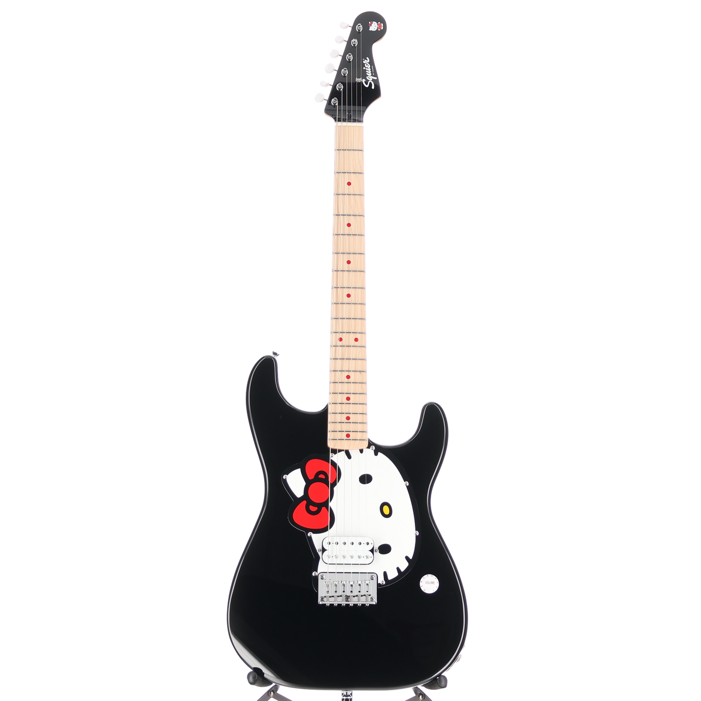 Squier Fender x Hello Kitty Black Stratocaster (O1) (09773)