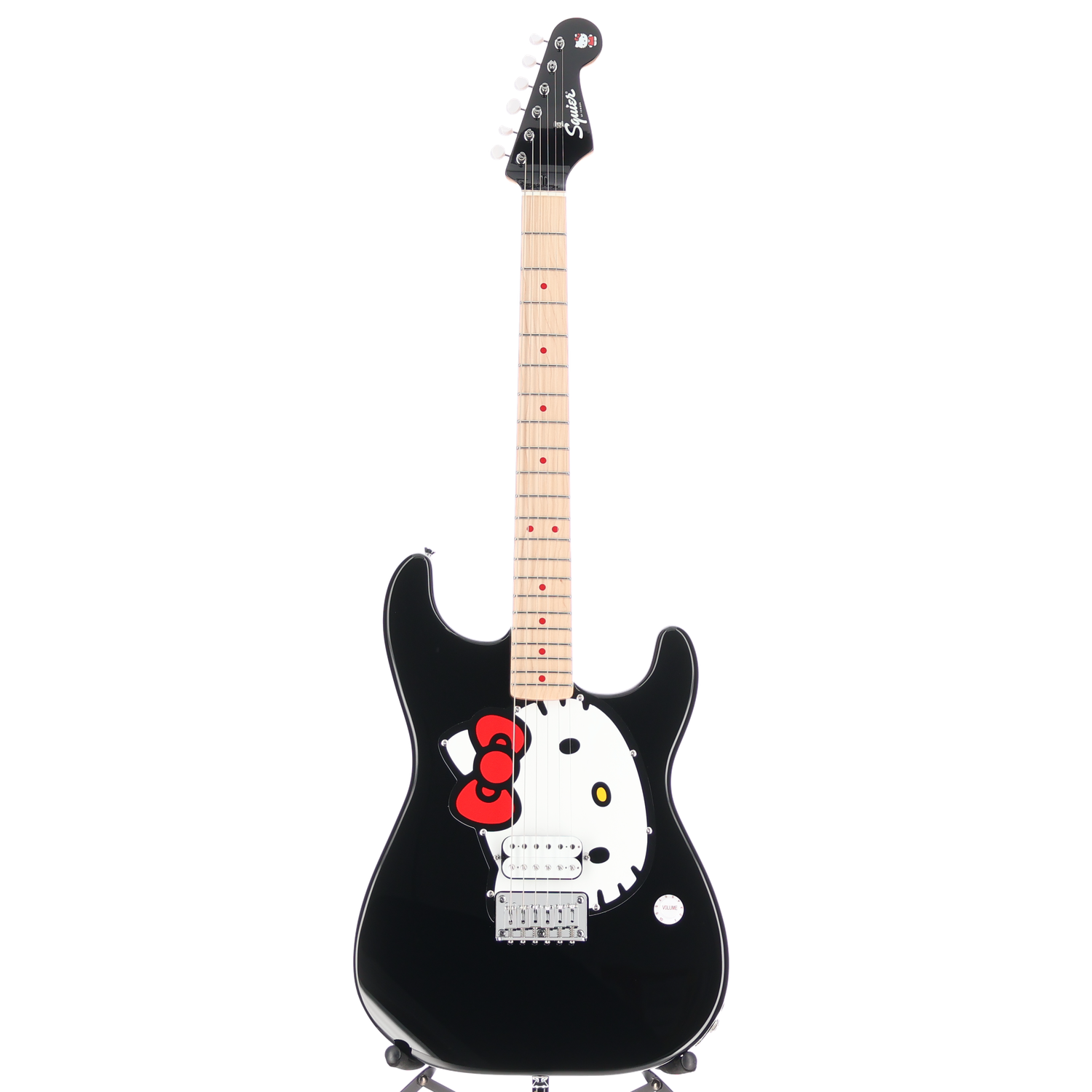 Squier Fender x Hello Kitty Black Stratocaster (O1) (09773)