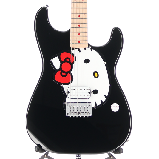 Squier Fender x Hello Kitty Black Stratocaster (O1) (09773)