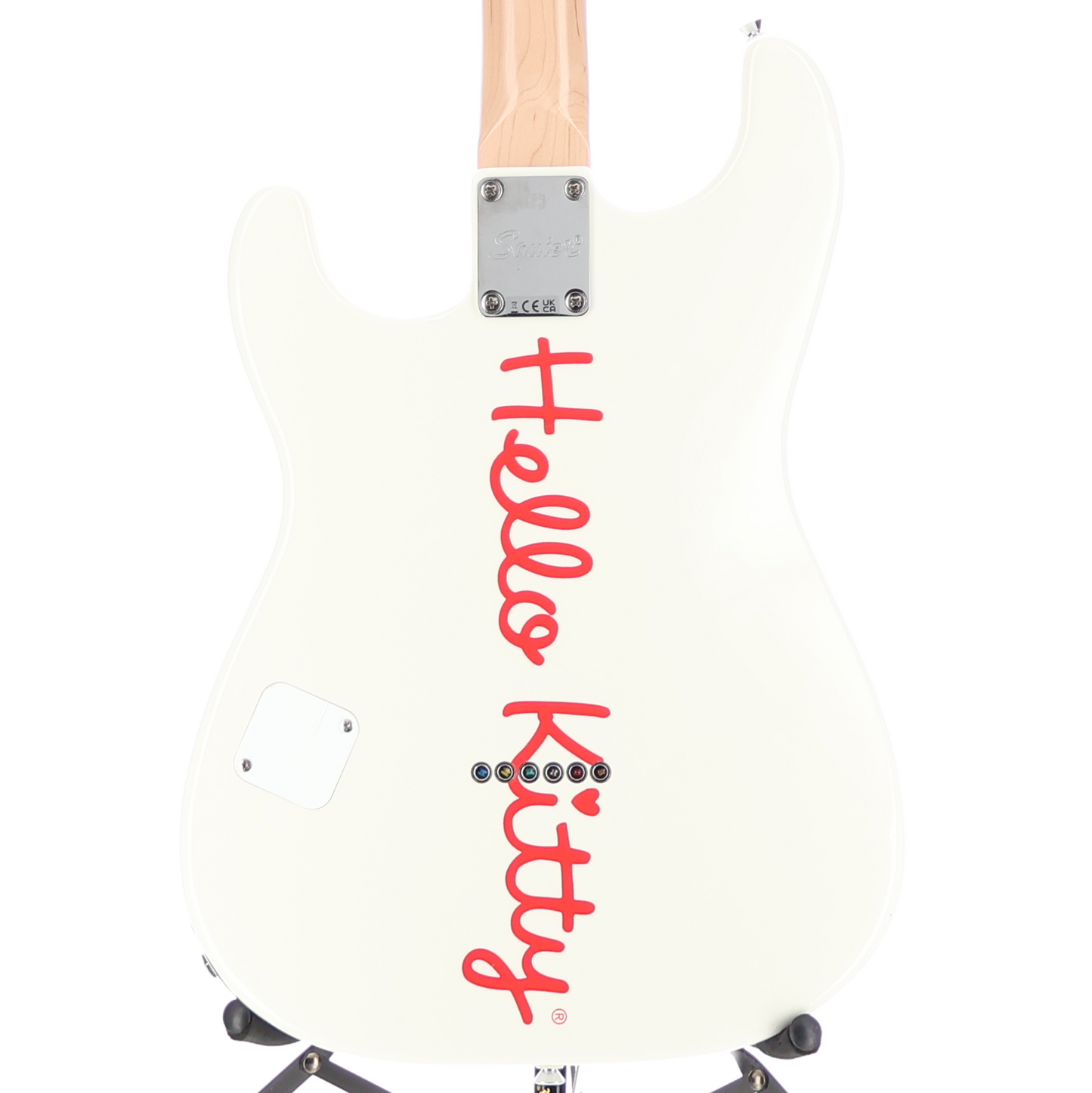Squier Fender x Hello Kitty White Stratocaster (C6) (00311)