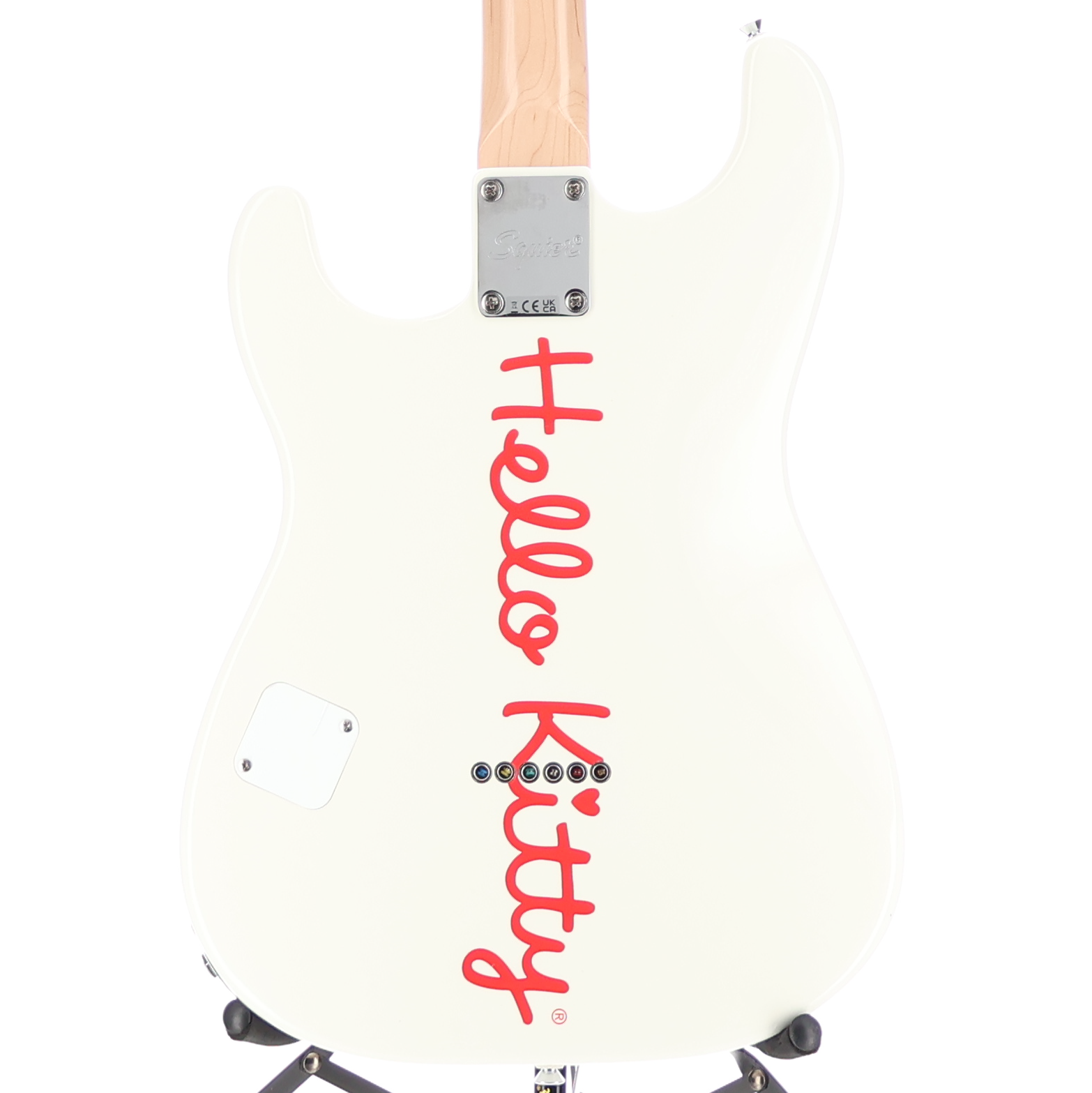 Squier Fender x Hello Kitty White Stratocaster (C6) (00311)