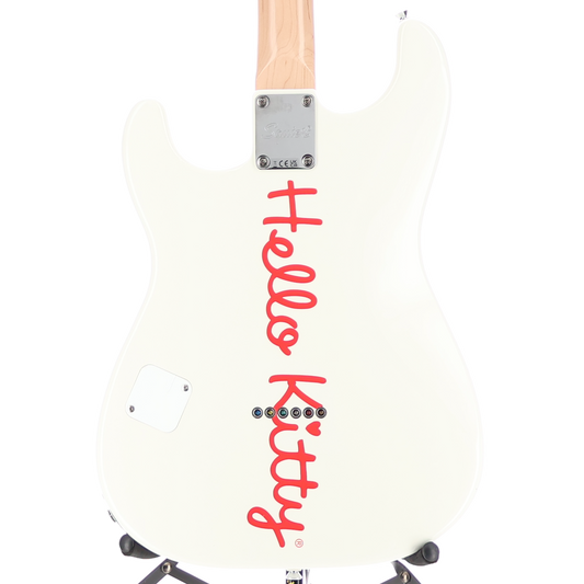 Squier Fender x Hello Kitty White Stratocaster (C6) (00311)