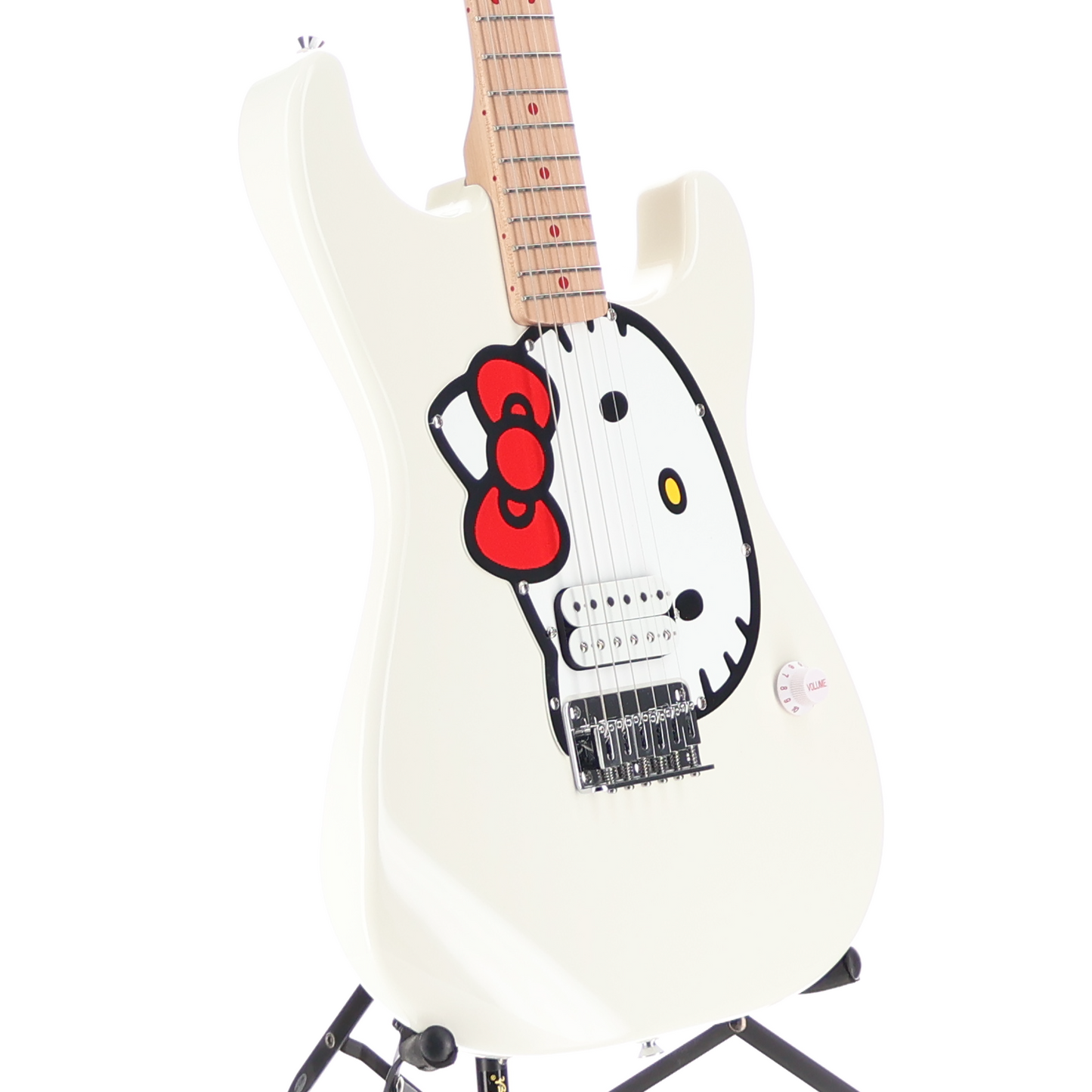 Squier Fender x Hello Kitty White Stratocaster (C6) (00311)
