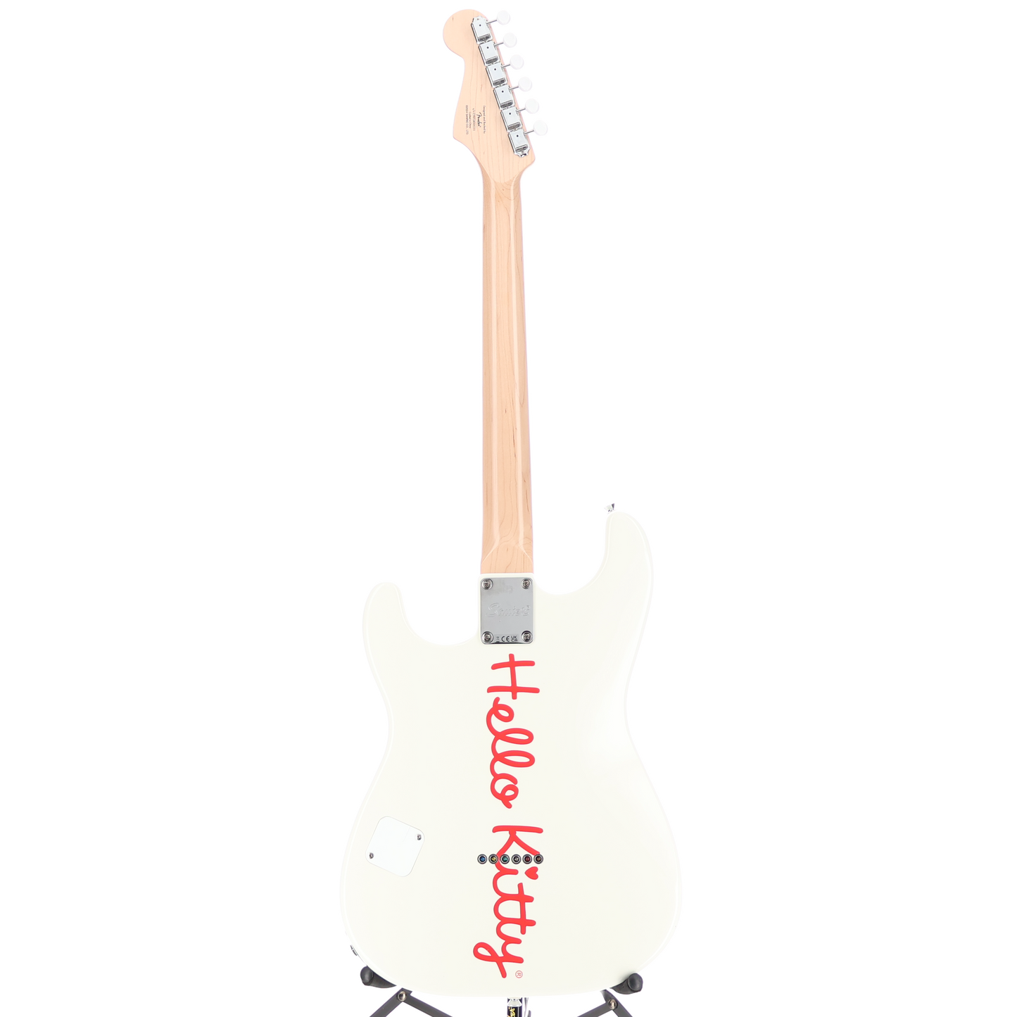 Squier Fender x Hello Kitty White Stratocaster (C6) (00311)